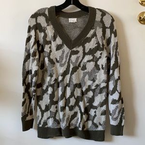 Nordstrom Calson Camo Sweater